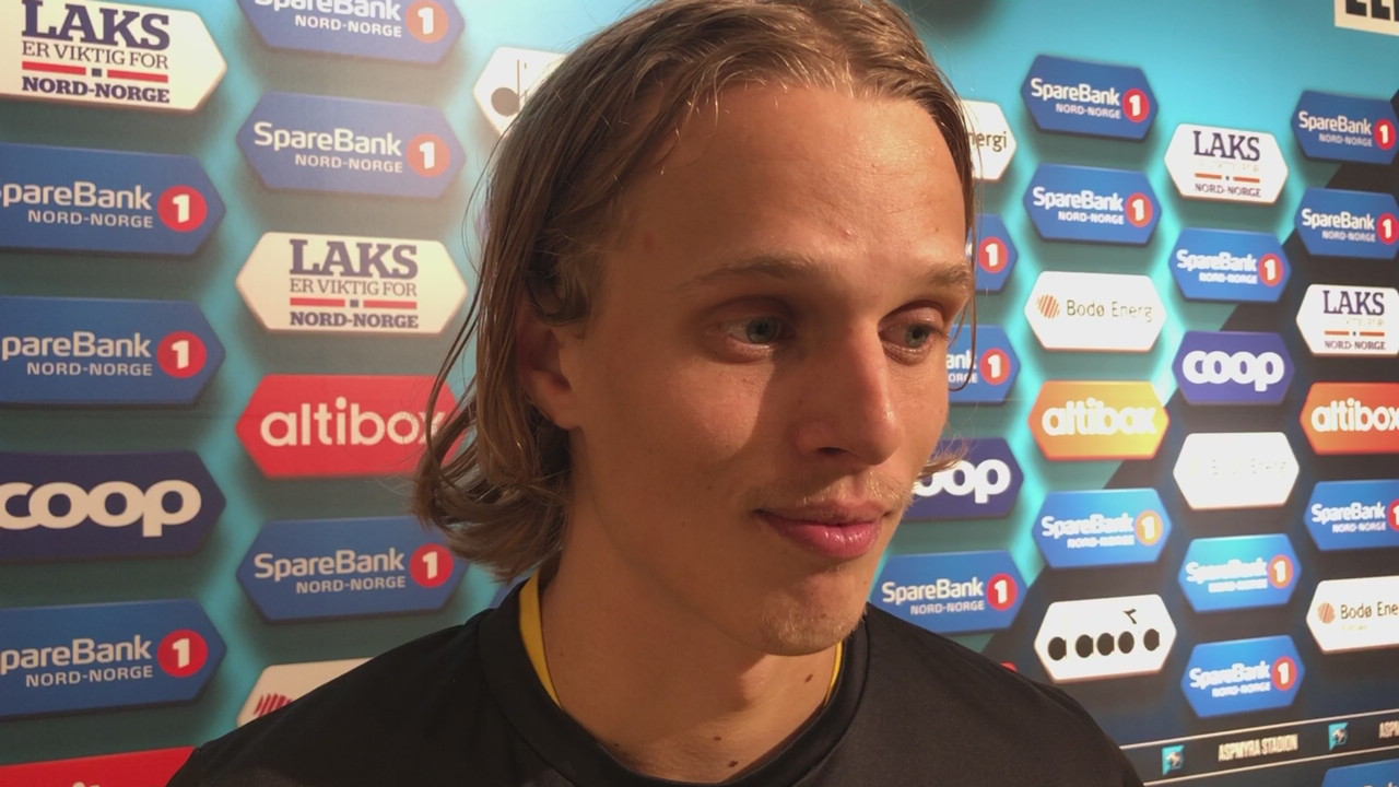 Ulrik Saltnes etter seieren mot Molde